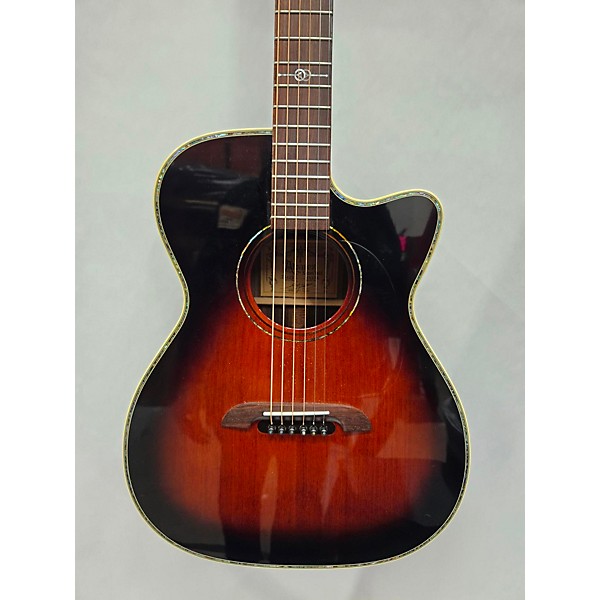 Used Alvarez Used Alvarez WY1TS Yairi Stage OM/Folk Tobacco Sunburst Acoustic Electric Guitar