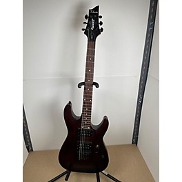 Used Schecter Guitar Research Used Schecter Guitar Research Omen 6 Brown Solid Body Electric Guitar