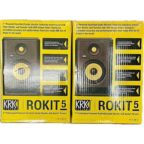 Used KRK Used KRK RP5 ROKIT G4 Pair Powered Monitor