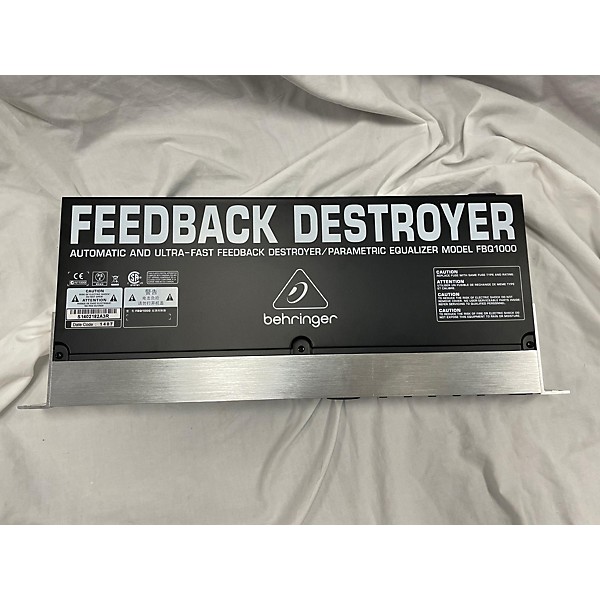 Used Behringer Feedback Destroyer FBQ1000 Equalizer