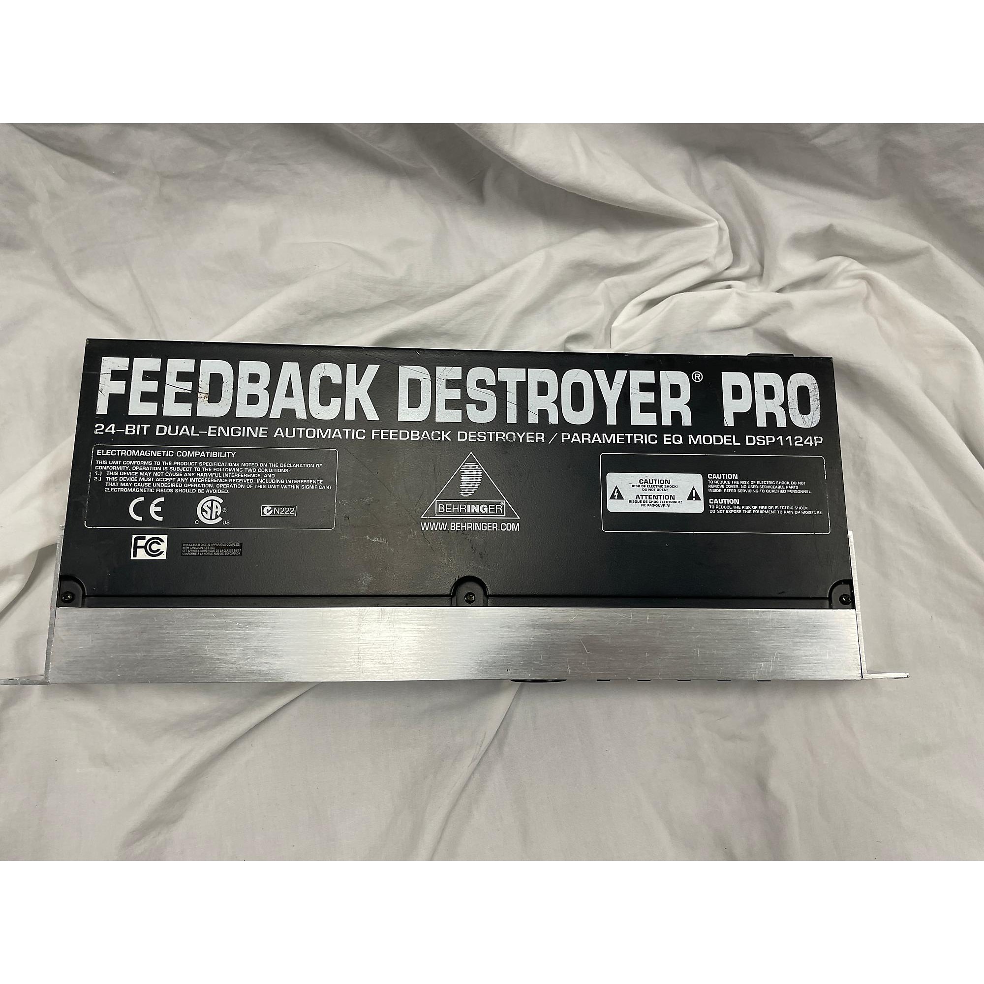 Used Behringer Feedback Destroyer Pro DSP1124P Feedback Suppressor | Guitar  Center