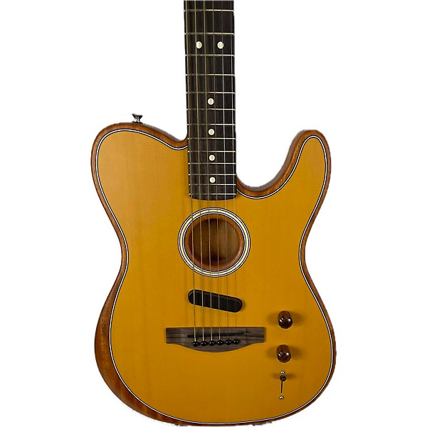 Used Fender Used Fender Acoustasonic Player Telecaster Butterscotch Blonde Acoustic Electric Guitar