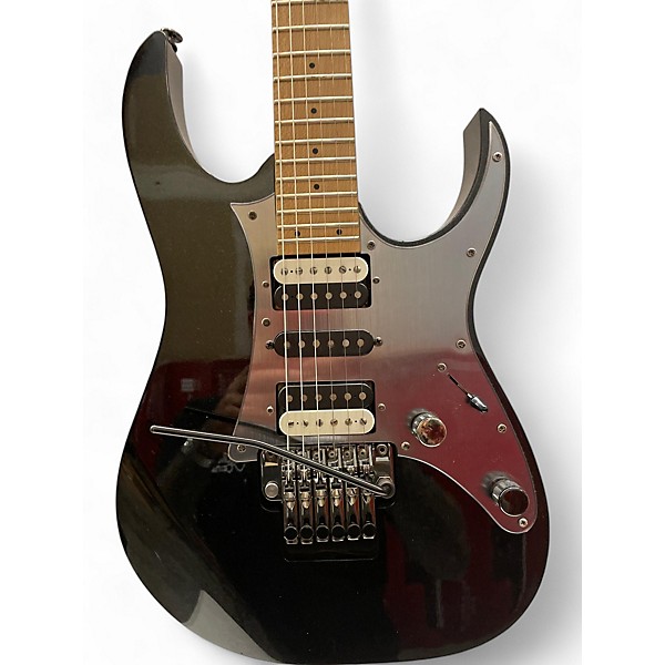 Used Ibanez RG3550MZ Prestige Series Metallic Black Solid Body