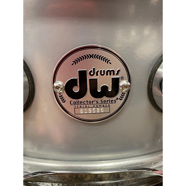 Used DW Used DW Collector's Series Aluminum Snare Drum Gray