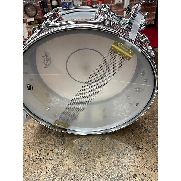 Used DW Used DW Collector's Series Aluminum Snare Drum Gray