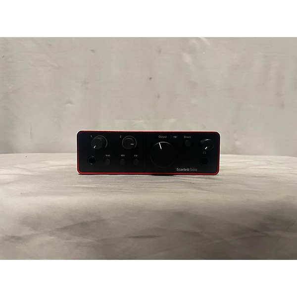 Used Focusrite SCARLETT SOLO GEN 4 Audio Interface