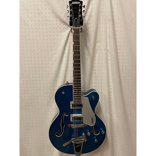 Used Gretsch Guitars Used Gretsch Guitars G5420T Electromatic Blue Hollow Body Electric Guitar