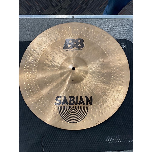 Used SABIAN Used SABIAN 18in B8 Chinese Cymbal