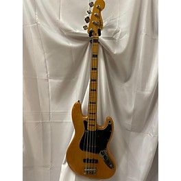 Used Squier Used Squier Classic Vibe 70s Jazz Bass Natural Electric Bass Guitar