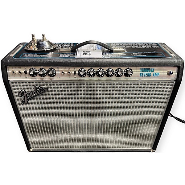 Used Fender 1968 Custom Vibrolux Reverb Tube Guitar Combo Amp