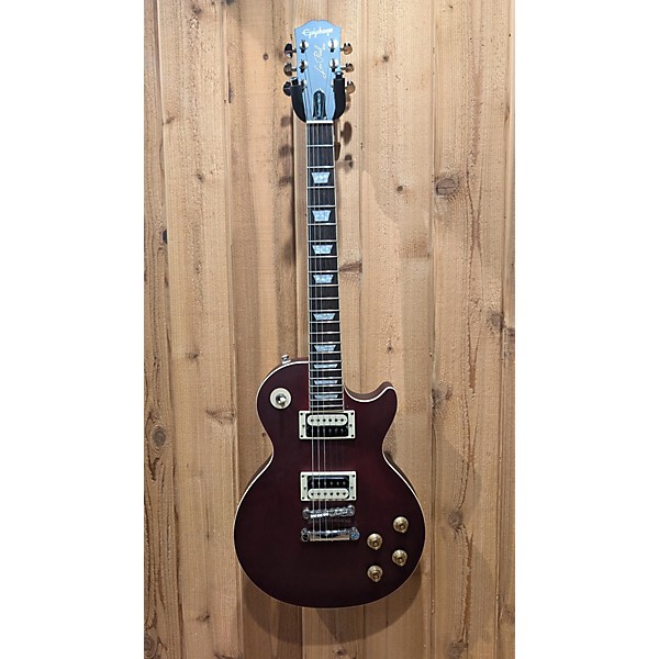 Used Epiphone Used Epiphone Les Paul Traditional Pro IV Worn Cherry Solid Body Electric Guitar