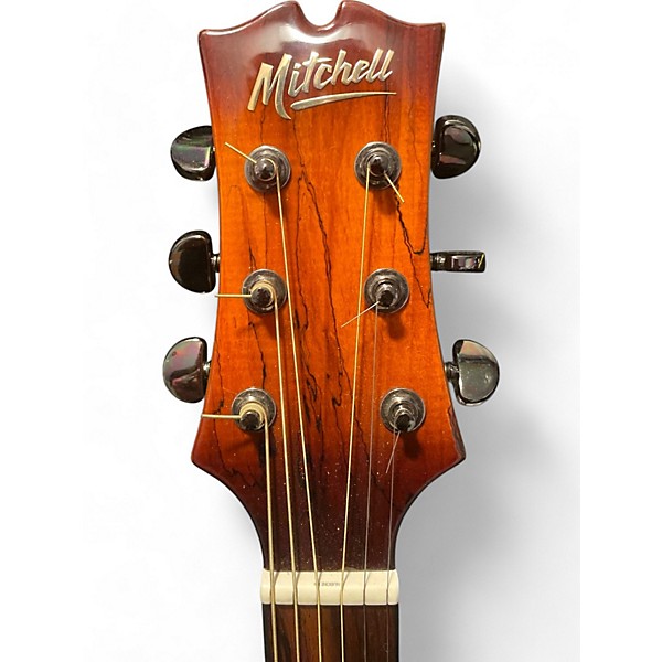 Used Mitchell Used Mitchell mx430 Whiskey Burst Acoustic Electric Guitar