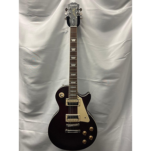 Used Epiphone Used Epiphone Les Paul Traditional Pro IV Burgundy Solid Body Electric Guitar