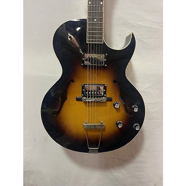 Used The Loar LH280CSN Sunburst Hollow Body Electric Guitar