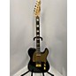 Used Squier Used Squier 40th Anniversary Telecaster Gold Edition Black Solid Body Electric Guitar thumbnail