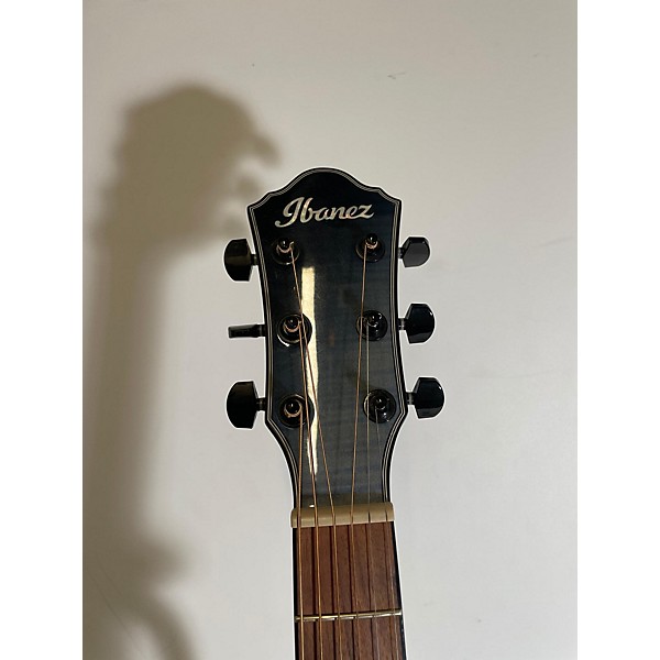 Used Ibanez Used Ibanez AEWC32FM Blue Acoustic Electric Guitar