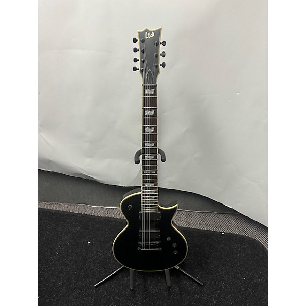 Used ESP Used ESP LTD EC407 Black Solid Body Electric Guitar