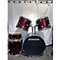 Used Ludwig Used Ludwig 5 piece Accent CS Red Drum Kit thumbnail