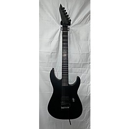 Used ESP Used ESP LTD M-HT BLACK METAL FLOYD ROSE Satin Black Solid Body Electric Guitar