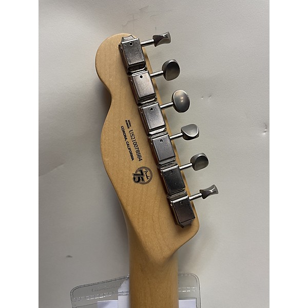 Used Fender Used Fender 75th Anniversary Commemorative American Telecaster Cream Solid Body Electric Guitar