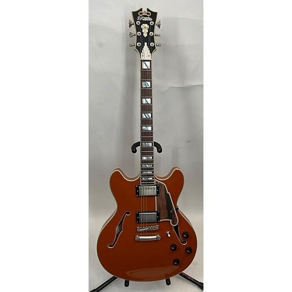 Used D'Angelico Used 2022 D'Angelico Deluxe DC LIMITED EDITION RUST Hollow Body Electric Guitar