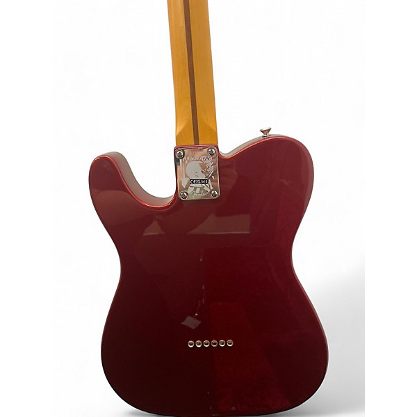 Used Fender Raphael Saadiq Telecaster Dark Red Metalllic Solid Body Electric Guitar