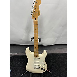 Used Fender Used 1997 Fender Artist Series Jimmie Vaughan Tex-Mex Stratocaster Olympic White Solid Body Electric Guitar