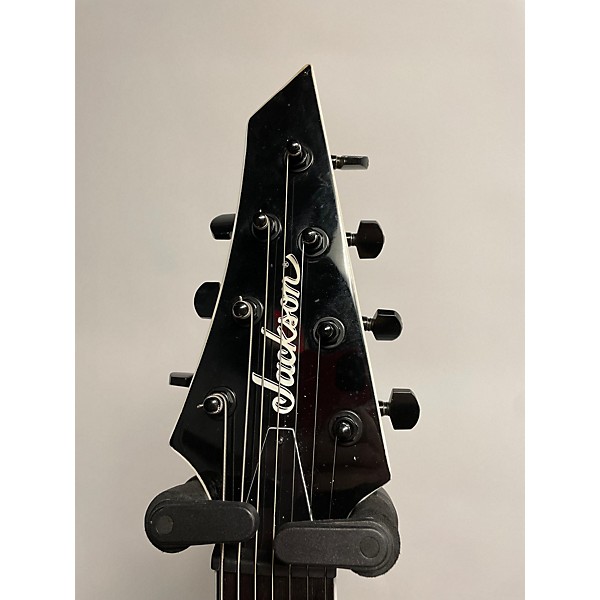 Used Jackson Used Jackson JS Series Dinky Arch Top JS22Q-7 DKA HT Black Solid Body Electric Guitar