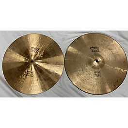 Used Paiste 14in 2002 HEAVY HI HAT PAIR Cymbal