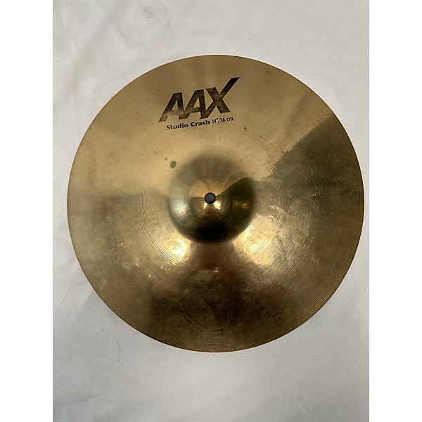 Used SABIAN 14in AAX Studio Crash Brilliant Cymbal 33 Guitar Center