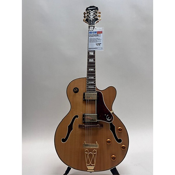 Used Epiphone Used Epiphone Emperor II Joe Pass Signature Natural Hollow Body Electric Guitar