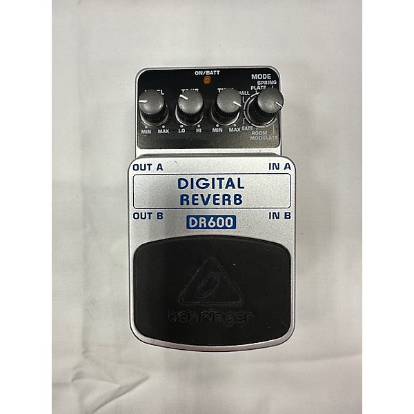 Used Behringer DR600 Digital Stereo Reverb Effect Pedal