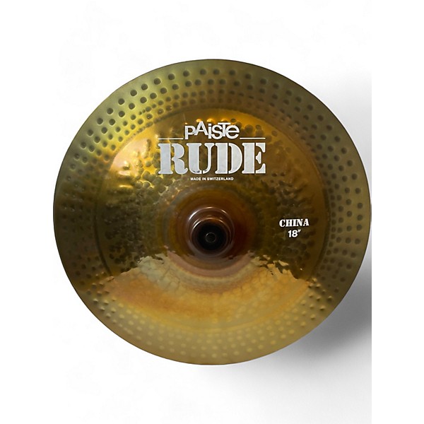 Used Paiste Used Paiste Rude Classic China Cymbal