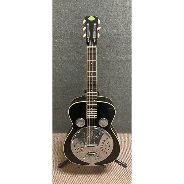 Used Regal Used Regal SQUARE NECK Black Resonator Guitar