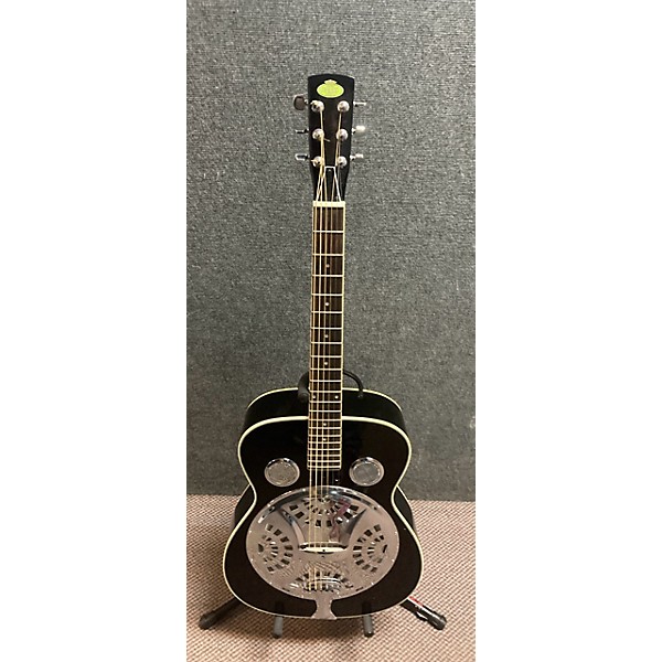 Used Regal Used Regal ROUND NECK Black Resonator Guitar