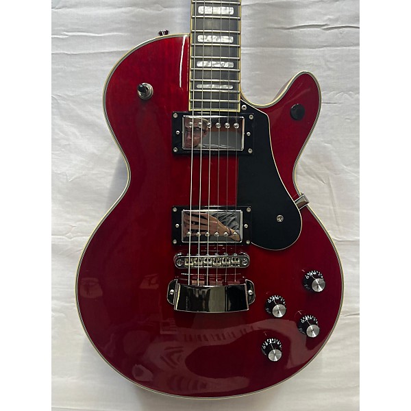 Used Hagstrom Used Hagstrom Standard Swede Wine Red Solid Body Electric Guitar