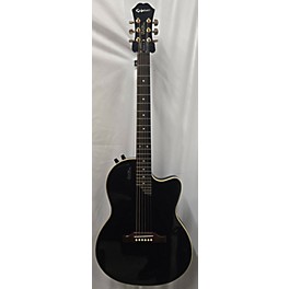 Used Epiphone Used Epiphone Chet Atkins SST Black Solid Body Electric Guitar