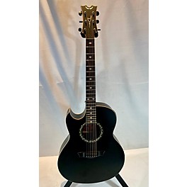 Used Dean EXBKS Exhibition Left Handed Acoustic Electric Guitar