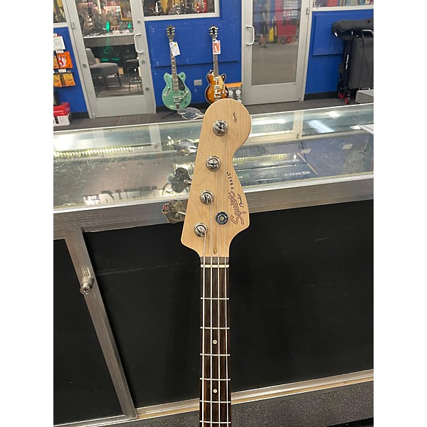 Used Squier Affinity Precision Bass Electric Bass Guitar Black Guitar