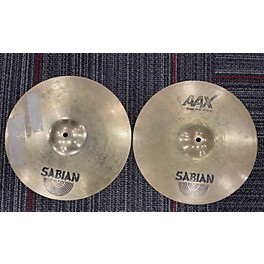 Used SABIAN Used SABIAN 14in AAX Stage Hi Hat Pair Cymbal