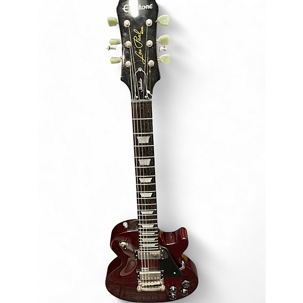 Used Epiphone Used Epiphone Les Paul Studio Wine Red Solid Body Electric Guitar