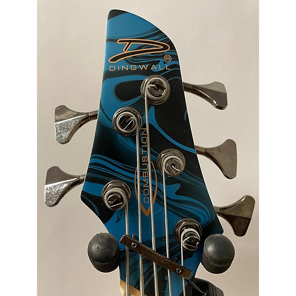 Used Dingwall Used 2019 Dingwall Adam Nolly Getgood Ng3 Laguna Seca Blue Swirl Electric Bass Guitar