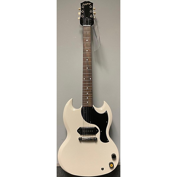 Used Epiphone SG Junior Solid Body Electric Guitar White Guitar Center