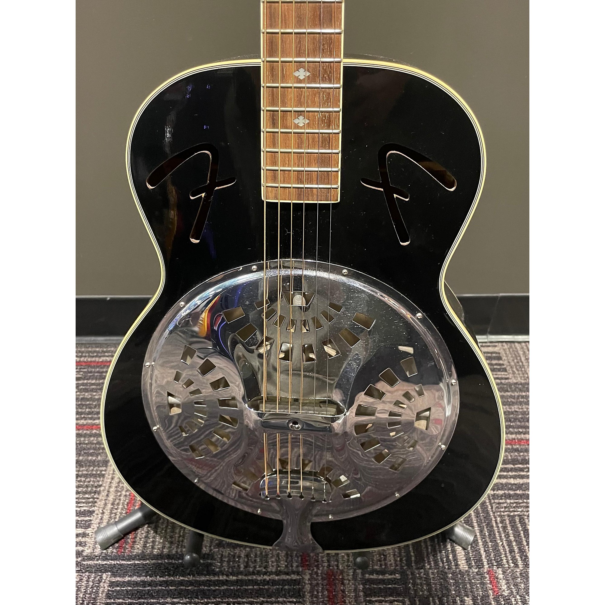 Used Fender FR50 Resonator Guitar Black | Guitar Center
