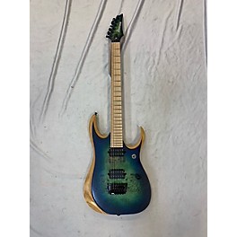 Used Ibanez Used Ibanez Rgidxg Trans/bluegreen Solid Body Electric Guitar