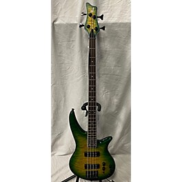 Used Jackson Used Jackson JS Spectra GREEN BURST Electric Bass Guitar