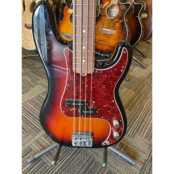 Used Fender Used 2012 Fender American Standard Precision Bass 3 Tone Sunburst Electric Bass Guitar