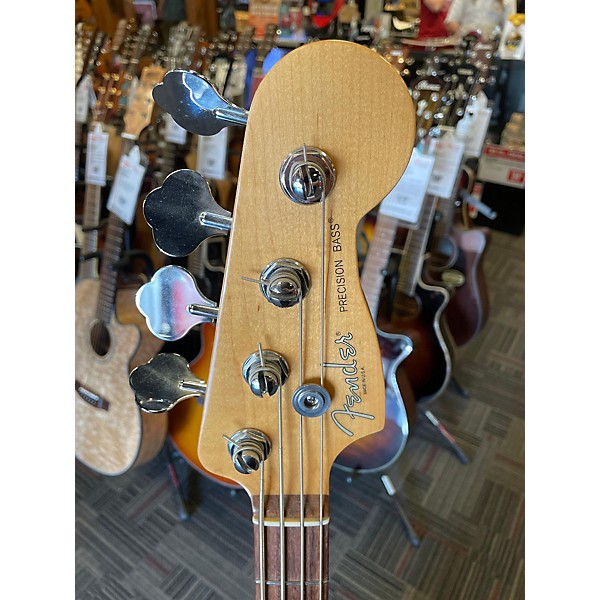 Used Fender Used 2012 Fender American Standard Precision Bass 3 Tone Sunburst Electric Bass Guitar