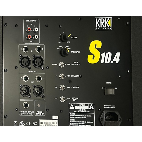 Used KRK Used KRK S 10.4 Subwoofer