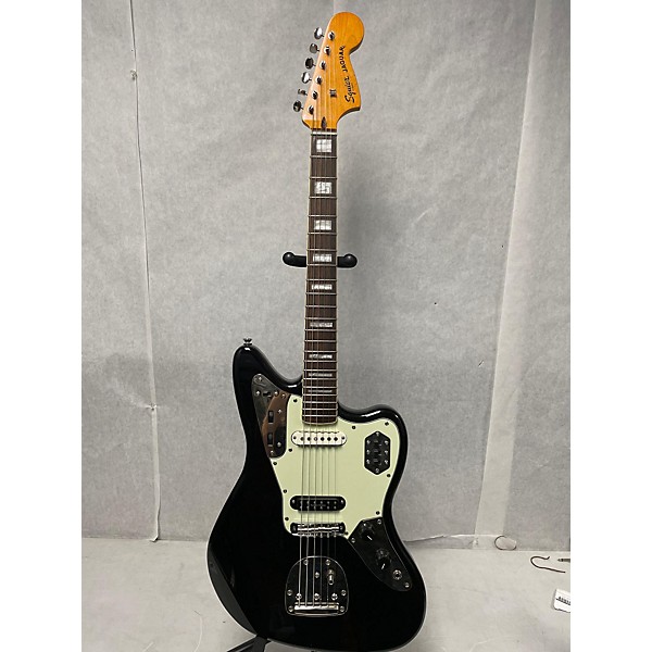 Used Used Squier Classic Vibe Jaguar Black Solid Body Electric Guitar